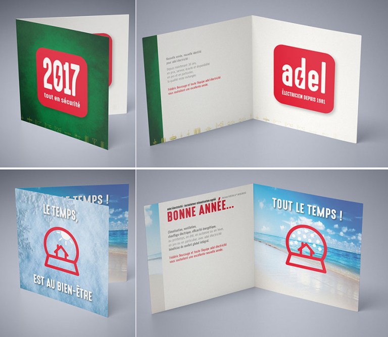 Création & impression de cartes de vœux